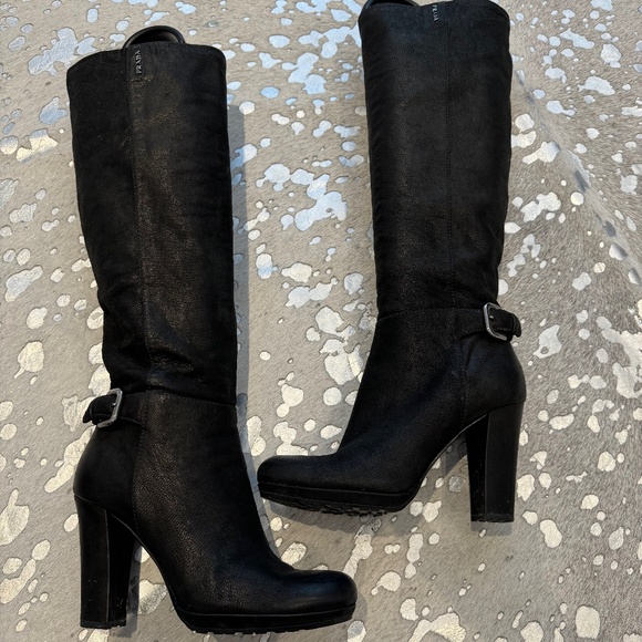 Prada High Heel Suede Boots - Picture 4 of 4
